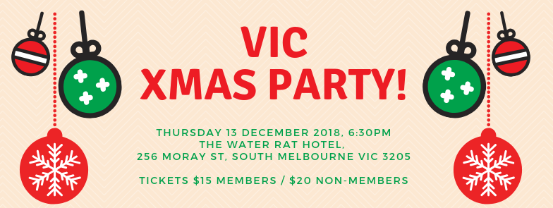AWG VIC Xmas Party 2018 Header Image